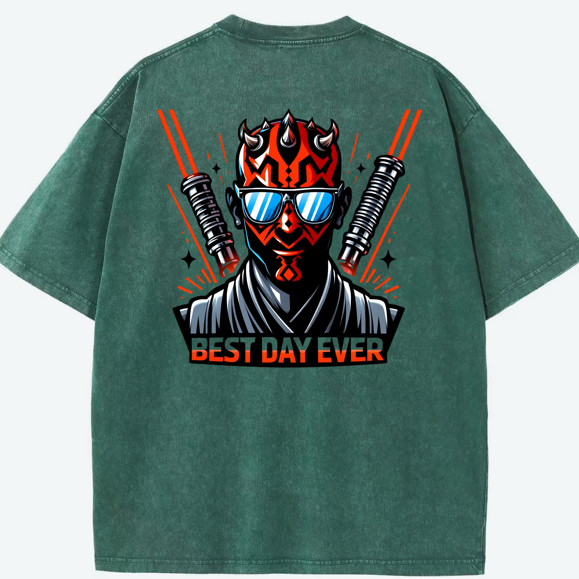 （画像用） スター・ウォーズ Star Wars 綿100% ヴィンテージ風 半袖Tシャツ（背面プリント）
